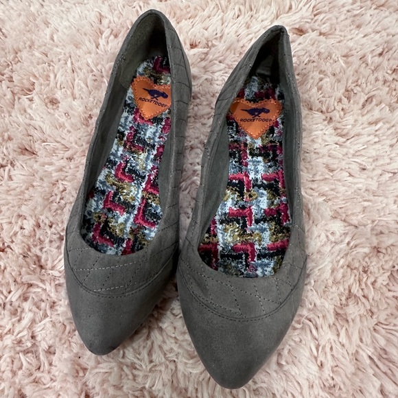 Rocket Dog pointed toe grey flats women’s size 6.5 - Picture 3 of 11